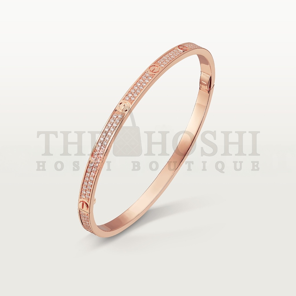 Ca*t1er LOVE BRACELET, SMALL MODEL, PAVED N6710717 Master Quality