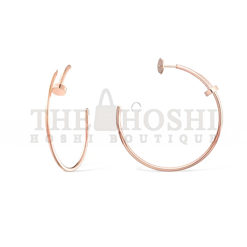 Ca*t1er JUSTE UN CLOU HOOP EARRINGS, LARGE MODEL B8301211 Master Quality