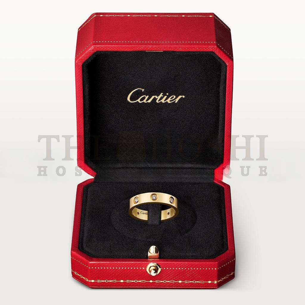 Ca*t1er LOVE WEDDING BAND, 8 D1am0ndS B4056200 Master Quality