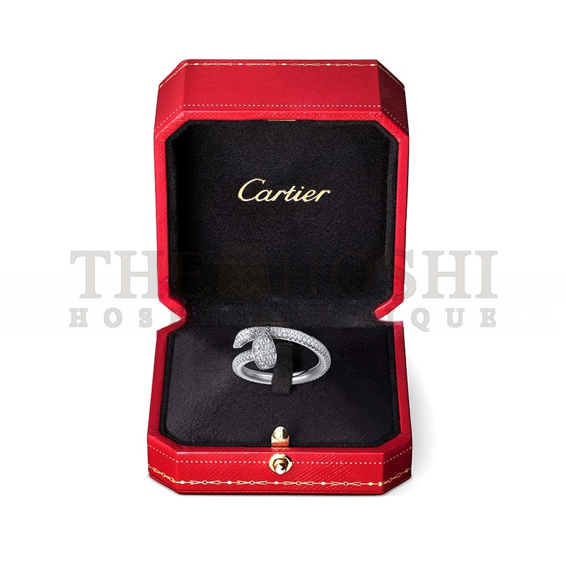 Ca*t1er JUSTE UN CLOU RING, CLASSIC MODEL, PAVED N4748700 Master Quality