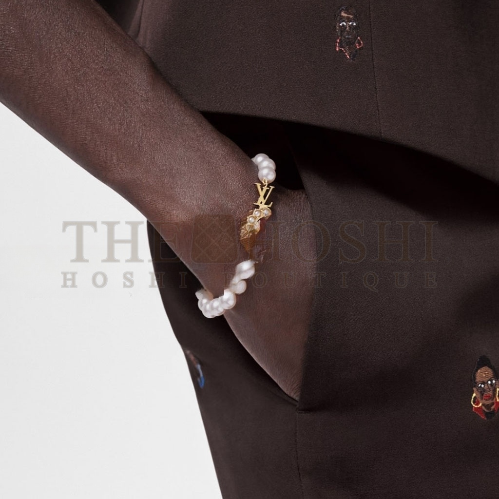 L0vis Vvtt0n RED STONE PEARL CHARM BRACELET M1497M Master Quality