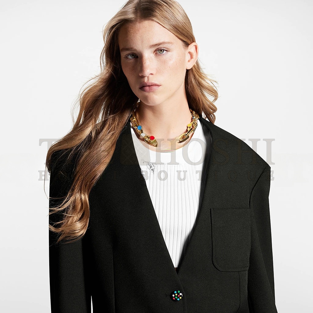 L0vis Vvtt0n X YAYOI KUSAMA LV EDGE PAINTED DOTS NECKLACE M01061 Master Quality