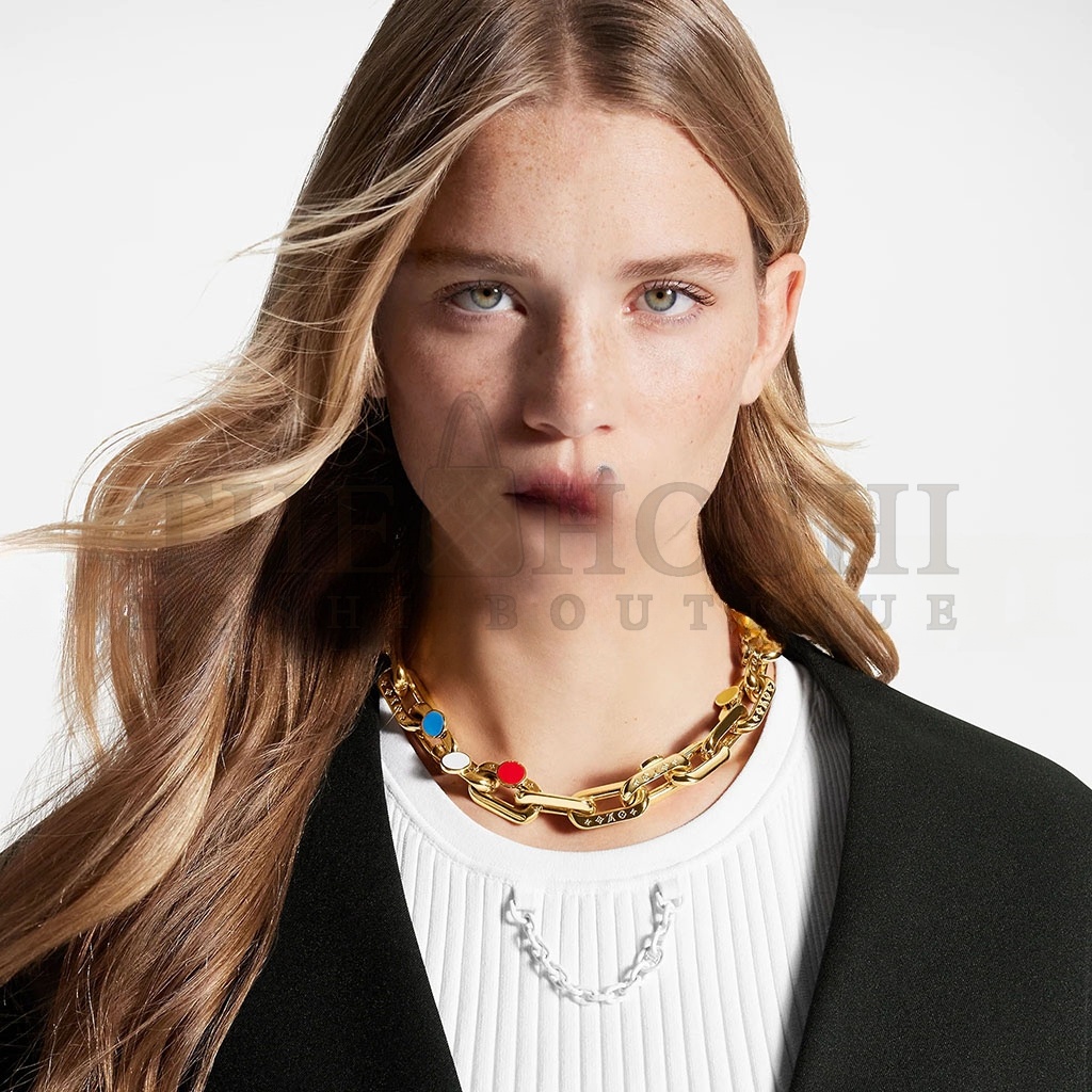 L0vis Vvtt0n X YAYOI KUSAMA LV EDGE PAINTED DOTS NECKLACE M01061 Master Quality