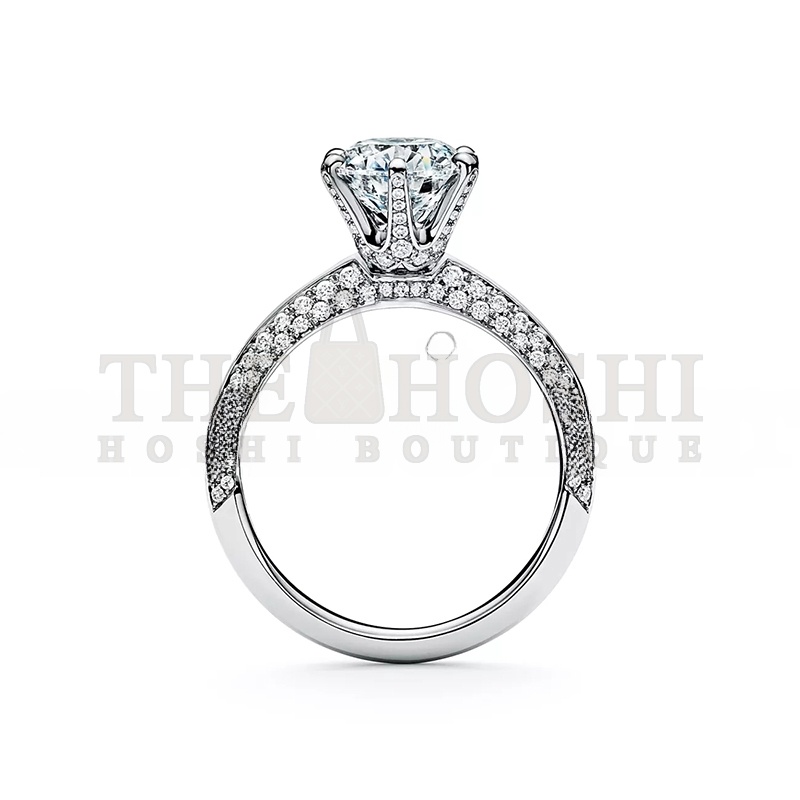 T*f*ny THE T*f*ny® SETTING PAVÉ ENGAGEMENT RING 45718884 Master Quality