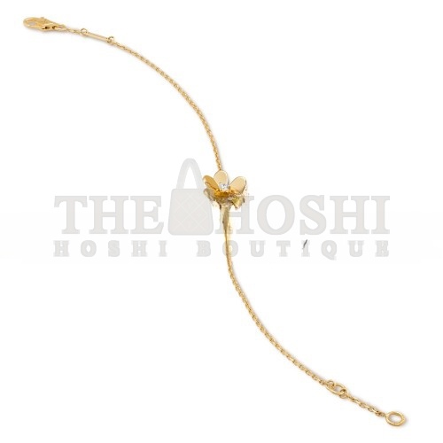 V*n Cl**f ARPELS FRIVOLE BRACELET, MINI MODEL - YELLOW GOLD, D1am0nd VCARP0J200 Master Quality