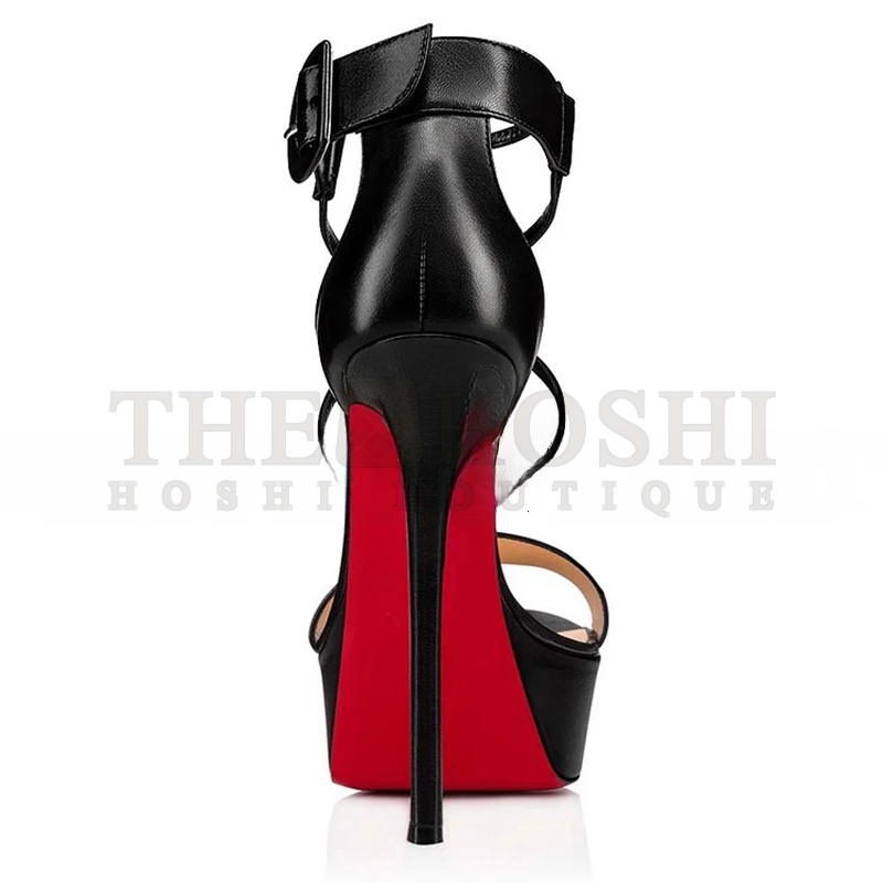 Chr1st1an LOUBOUTIN CHOCA 150 BLACK PLATFORM HEELS 1190566BK01 Master Quality