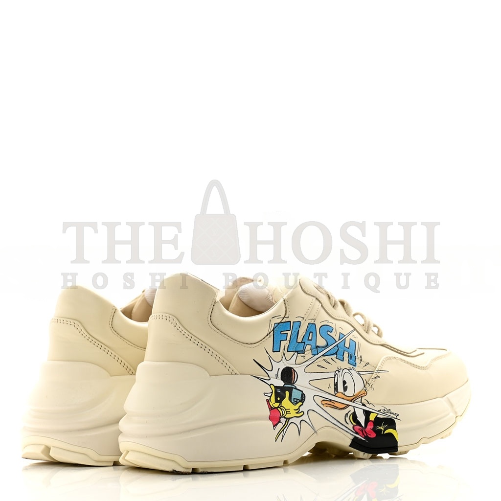 Gvc*1 X DISNEY CALFSKIN DONALD DUCK RHYTON SNEAKERS 646509 Master Quality