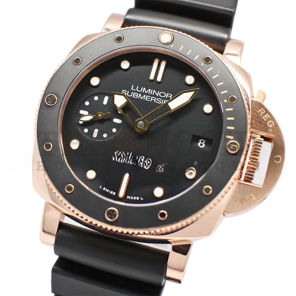 Pa*e*a1 LUMIOIR 19N50 SUBMARABLE 3 DS OLOROSO BLACK AUTOMATIC 42MM WATCH PAM00684 Master Quality